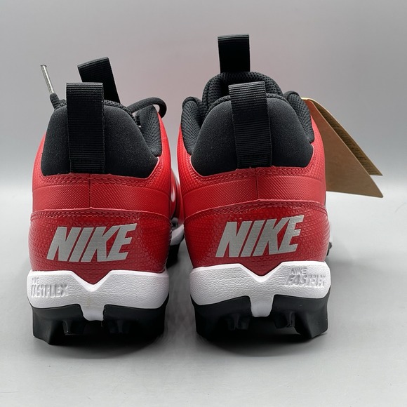 Nike Alpha Menace 4 Football Cleats Men\'s 11 Red Molded Lightweight Traction main image 10